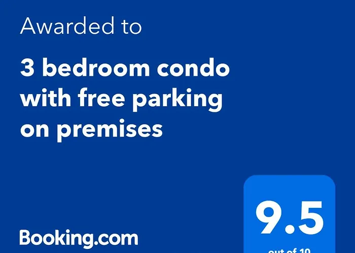 3 Bedroom Condo With Free Parking On Premises